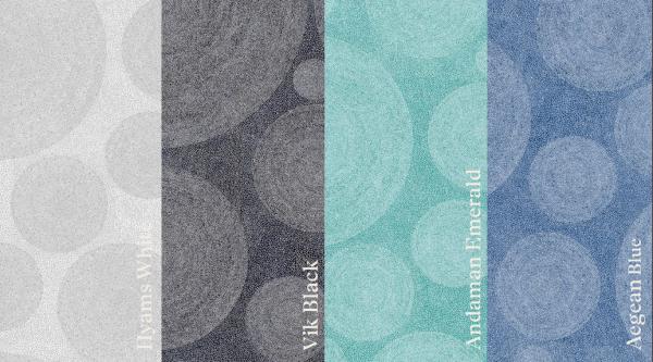 Infinity XXL Keramikplatte Typ Holos Aegan Blue - Andaman Emerald - Vik Black - Hyams White 
